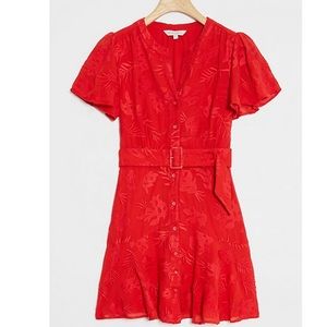 NWT Ranna Gill Scarlette Embroidered Dress